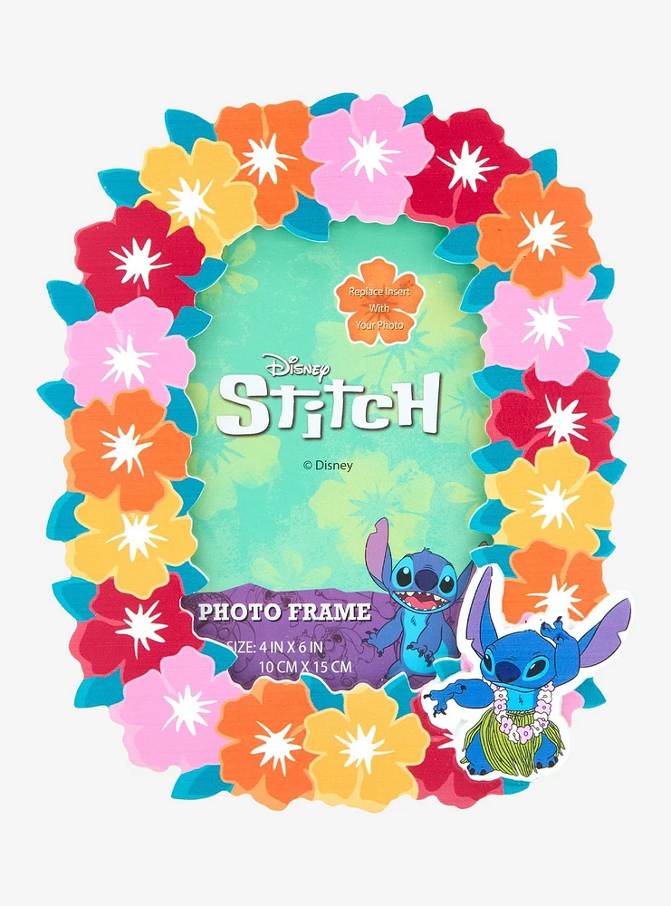 Disney Lilo & Stitch Hibiscus Lei Photo Frame