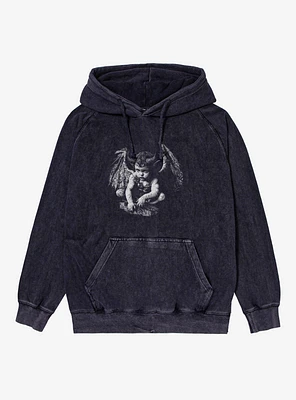 Evil Cherub Mineral Wash Hoodie
