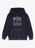 Black Cat Ritual Mineral Wash Hoodie