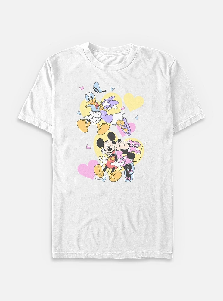 Disney Mickey Mouse Couple Of Loves Big & Tall T-Shirt