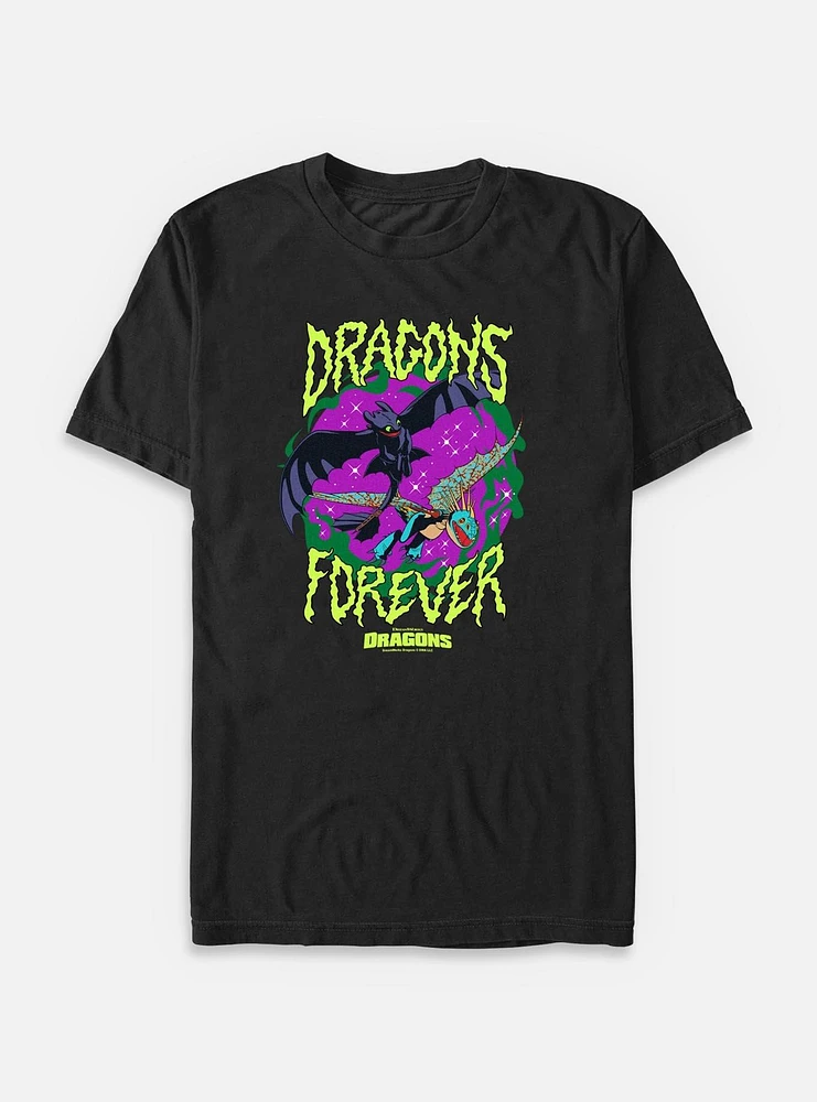 How To Train Your Dragon Dragons Flying Big & Tall T-Shirt