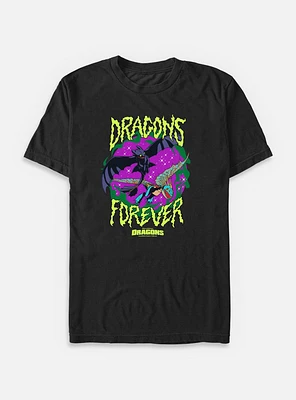How To Train Your Dragon Dragons Flying Big & Tall T-Shirt