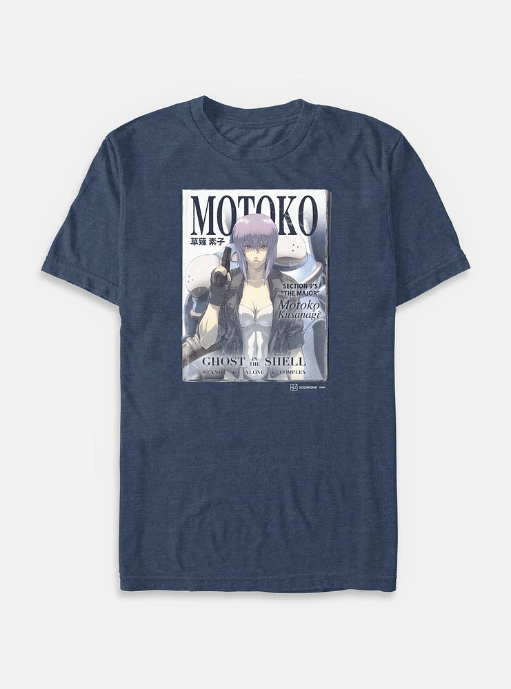 Ghost the Shell Magazine Cover Big & Tall T-Shirt