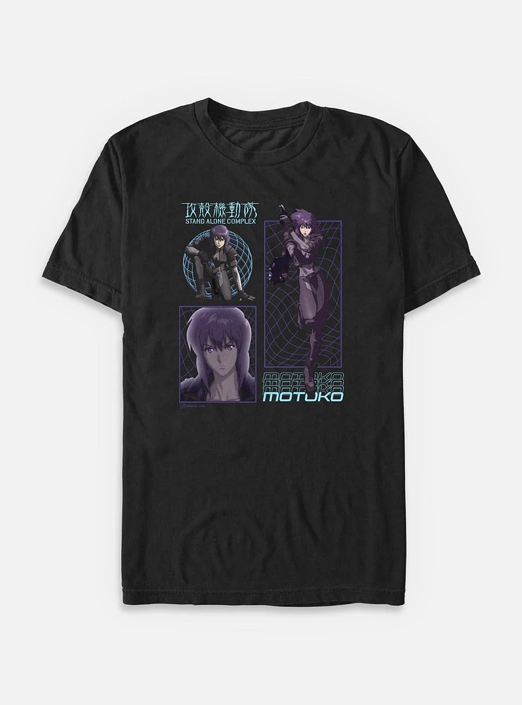 Ghost the Shell Motoko Schematic Big & Tall T-Shirt