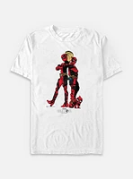 Marvel Deadpool & Wolverine Ladypool Family Big Tall T-Shirt