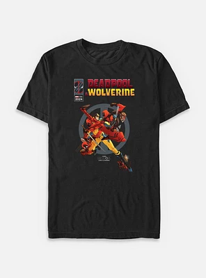 Marvel Deadpool & Wolverine Poster Big Tall T-Shirt