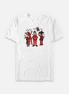 Marvel Deadpool & Wolverine We Love Peter Big Tall T-Shirt