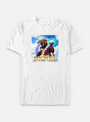 Marvel Deadpool & Wolverine Sky Dogpool Big Tall T-Shirt