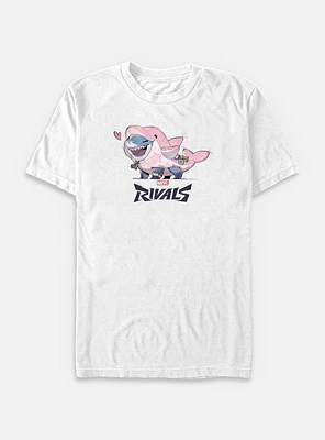 Marvel Rivals Lovely Jeff Shark Big & Tall T-Shirt