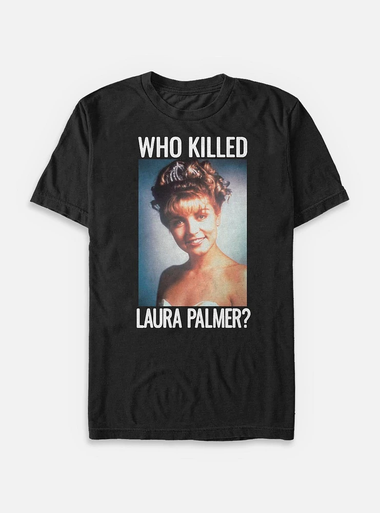 Twin Peaks Laura Palmer Missing Poster Big & Tall T-Shirt