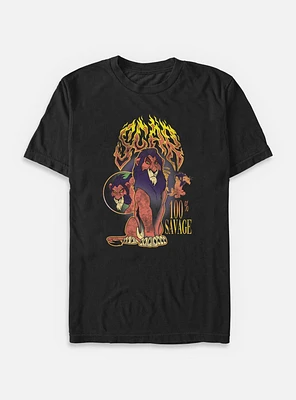 Disney The Lion King Scar Savage Big & Tall T-Shirt