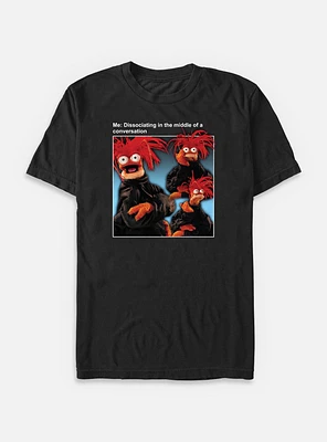 Disney The Muppets Pepe Dissociating Meme Big & Tall T-Shirt