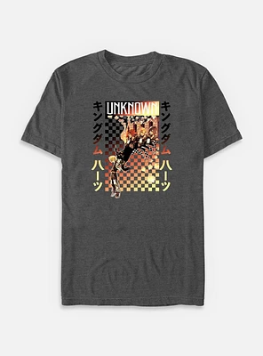 Disney Kingdom Hearts Checker Fade Big & Tall T-Shirt