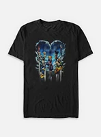 Disney Kingdom Hearts Clouded Horizon Big & Tall T-Shirt