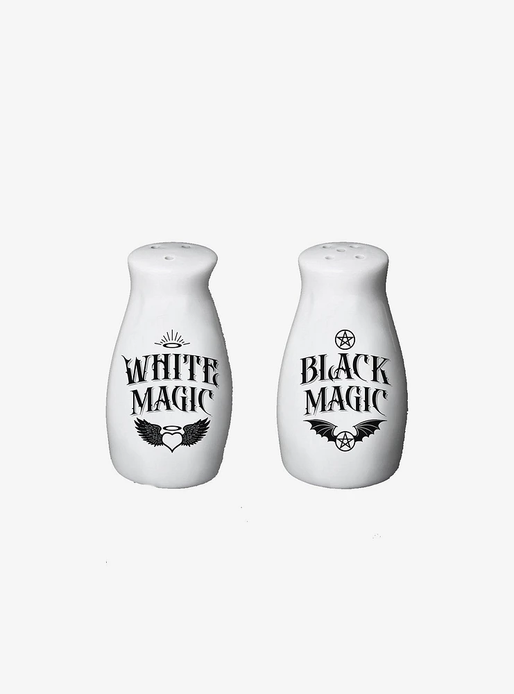 Alchemy of England White Magic & Black Magic Salt & Pepper Shaker Set