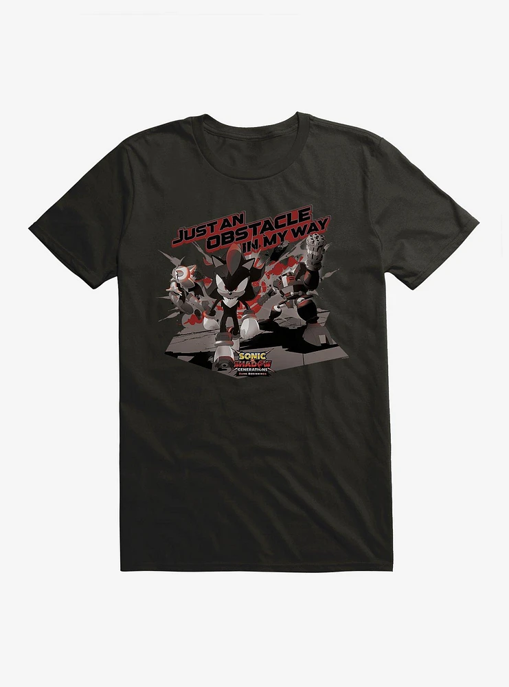 Sonic X Shadow Generations: Dark Beginnings Just An Obstacle My Way T-Shirt