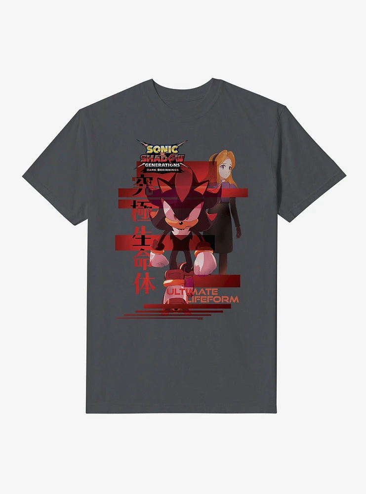 Sonic X Shadow Generations: Dark Beginnings Ultimate Lifeform Garment-Dyed T-Shirt