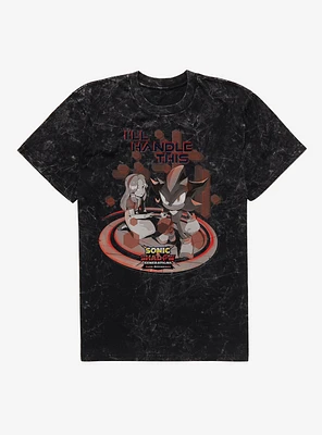 Sonic X Shadow Generations: Dark Beginnings I'll Handle This Mineral Wash T-Shirt