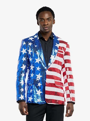 Sequins Stars & Stripes Blazer