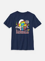 The Smurfs Smurfette Baseball Youth T-Shirt