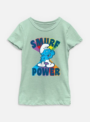 The Smurfs Smurf Power Youth Girls T-Shirt
