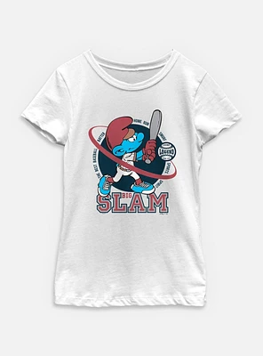 The Smurfs Big Slam Youth Girls T-Shirt
