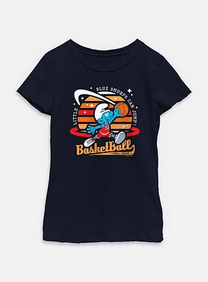 The Smurfs Basketball Small League Youth Girls T-Shirt