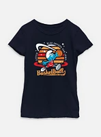 The Smurfs Basketball Small League Youth Girls T-Shirt