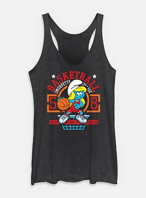 The Smurfs Basketball Smurfette  Womens Tank Top