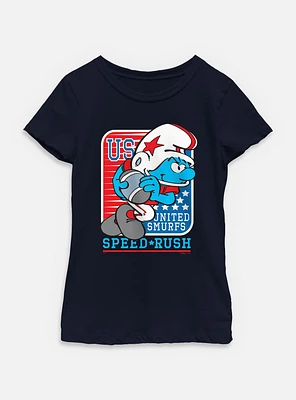 The Smurfs Speed Rush Youth Girls T-Shirt