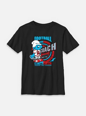 The Smurfs Football Coach Youth T-Shirt
