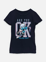 The Smurfs Are You Ok Hockey Youth Girls T-Shirt