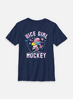 The Smurfs Nice Girl Hockey Youth T-Shirt