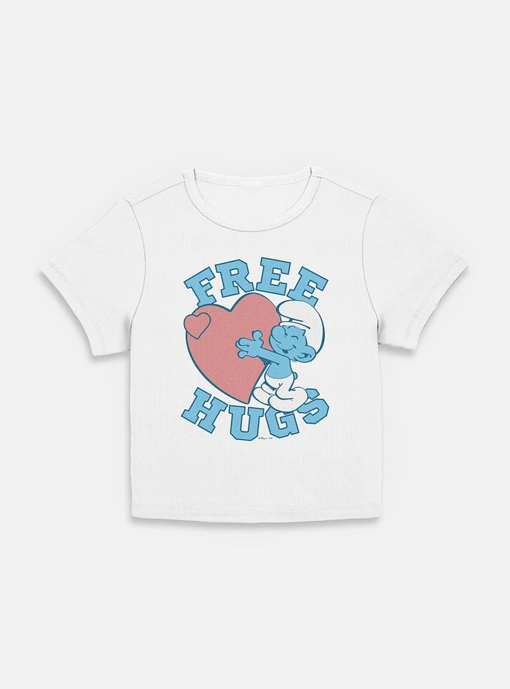 The Smurfs Free Hugs Women Baby T-Shirt