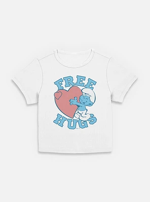 The Smurfs Free Hugs Women Baby T-Shirt