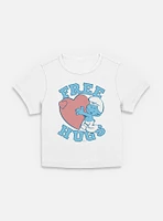 The Smurfs Free Hugs Women Baby T-Shirt