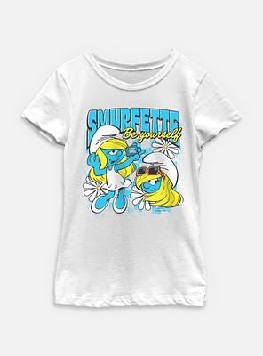 The Smurfs Smurfette Be Yourself Youth Girls T-Shirt