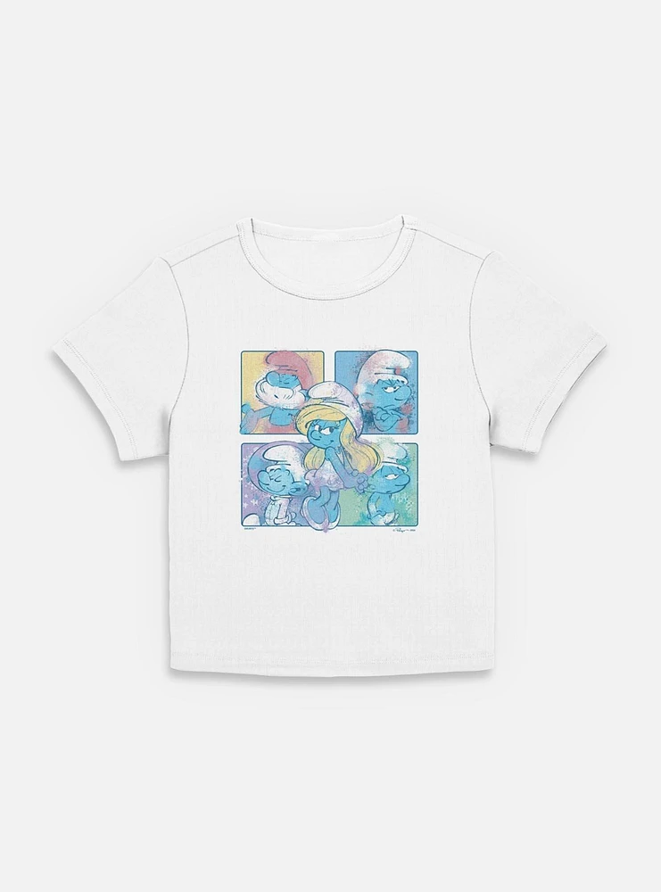 The Smurfs Smurf Boxup Women Baby T-Shirt