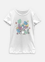 The Smurfs Mushroom Life Youth Girls T-Shirt