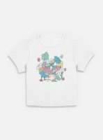 The Smurfs Mushroom Life Women Baby T-Shirt