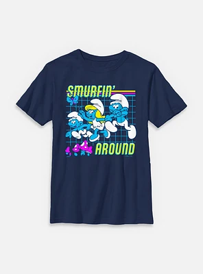 The Smurfs Smurfin Around Youth T-Shirt