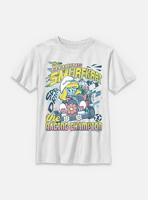 The Smurfs Racing Smurfkart Youth T-Shirt