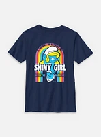 The Smurfs Shiny Girl Rainbow Youth T-Shirt
