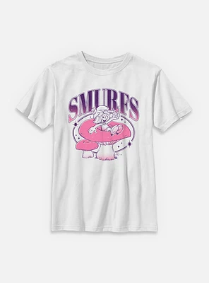 The Smurfs Galaxy Mushroom Vibes  Youth T-Shirt