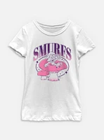 The Smurfs Galaxy Mushroom Vibes  Youth Girls T-Shirt