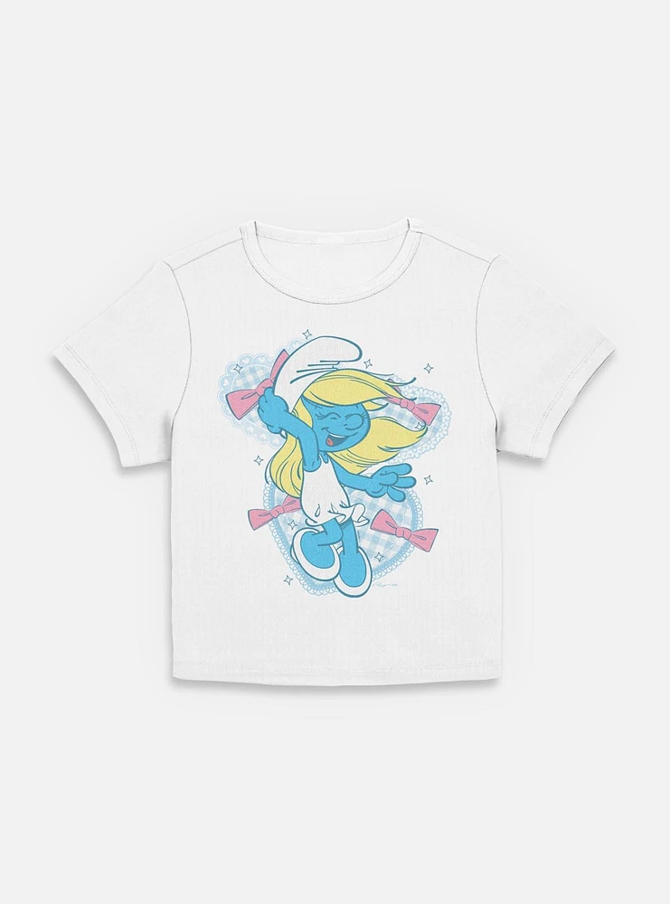 The Smurfs Coquette Smurfette Women Baby T-Shirt