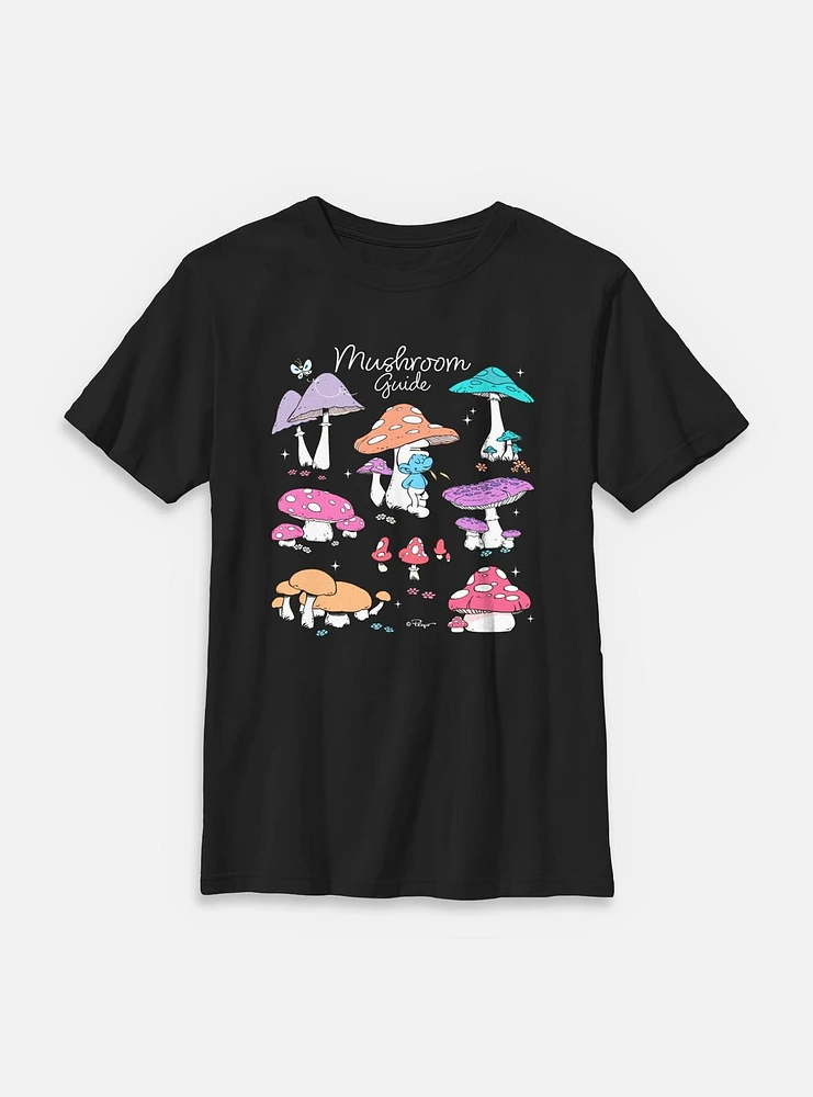 The Smurfs Mushroom Guide Youth T-Shirt