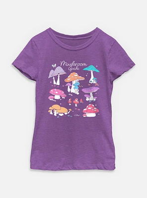 The Smurfs Mushroom Guide Youth Girls T-Shirt
