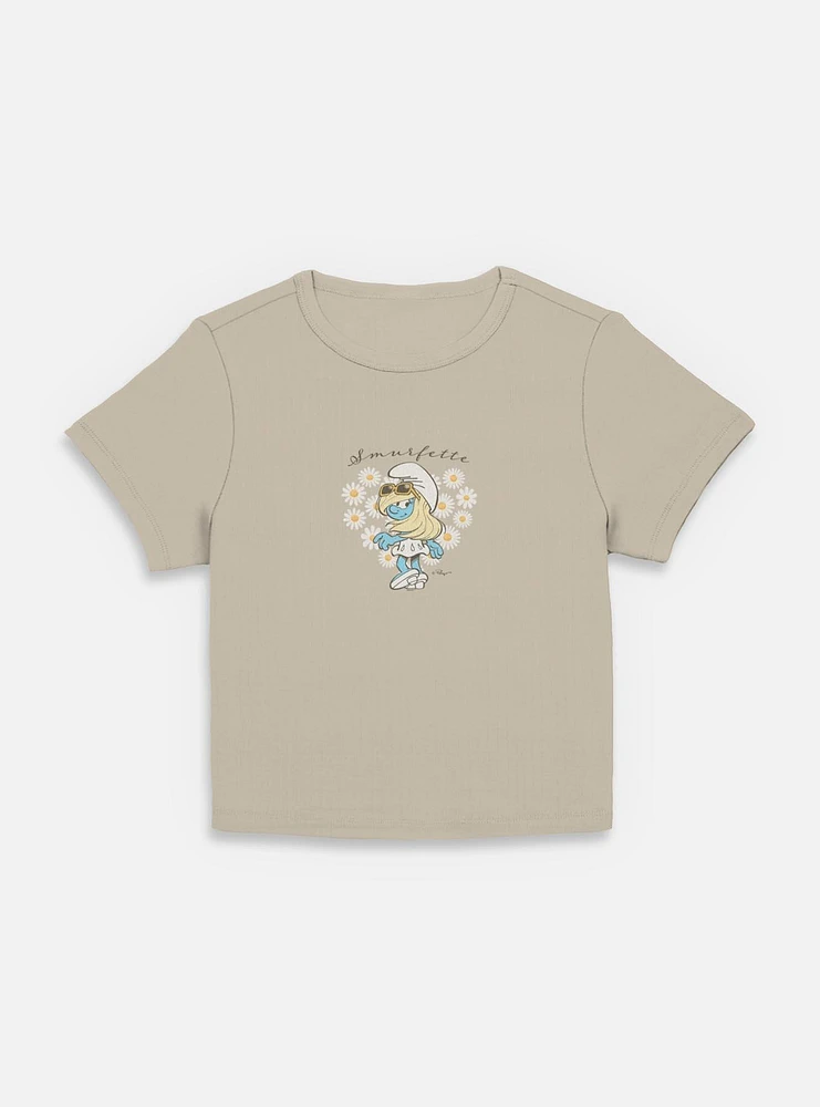 The Smurfs Smurfette Daisies Women Baby T-Shirt