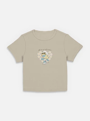 The Smurfs Smurfette Daisies Women Baby T-Shirt